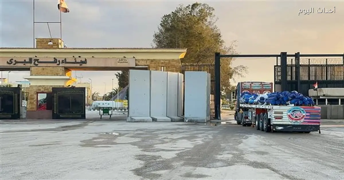 شحنة غذاء ودواء من مصر إلى غزة للأشقاء