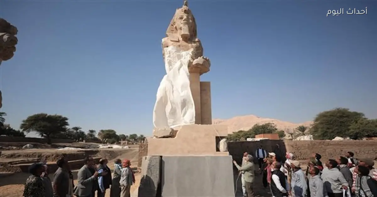 أمين عام الآثار: ترميم تمثالي الأقصر تم وفق معايير دولية