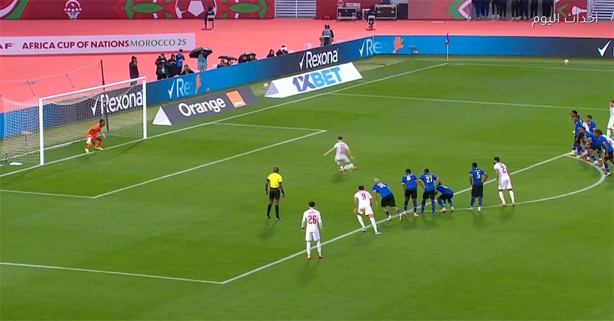 إسماعيل غربي يحرز هدف تونس الأول في شباك تنزانيا