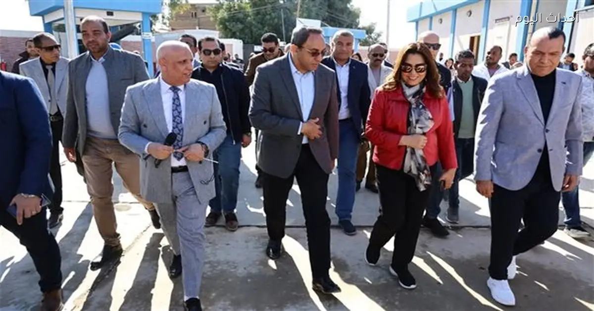 افتتاح محطة مياه الشرب في قرية حجازة بحري