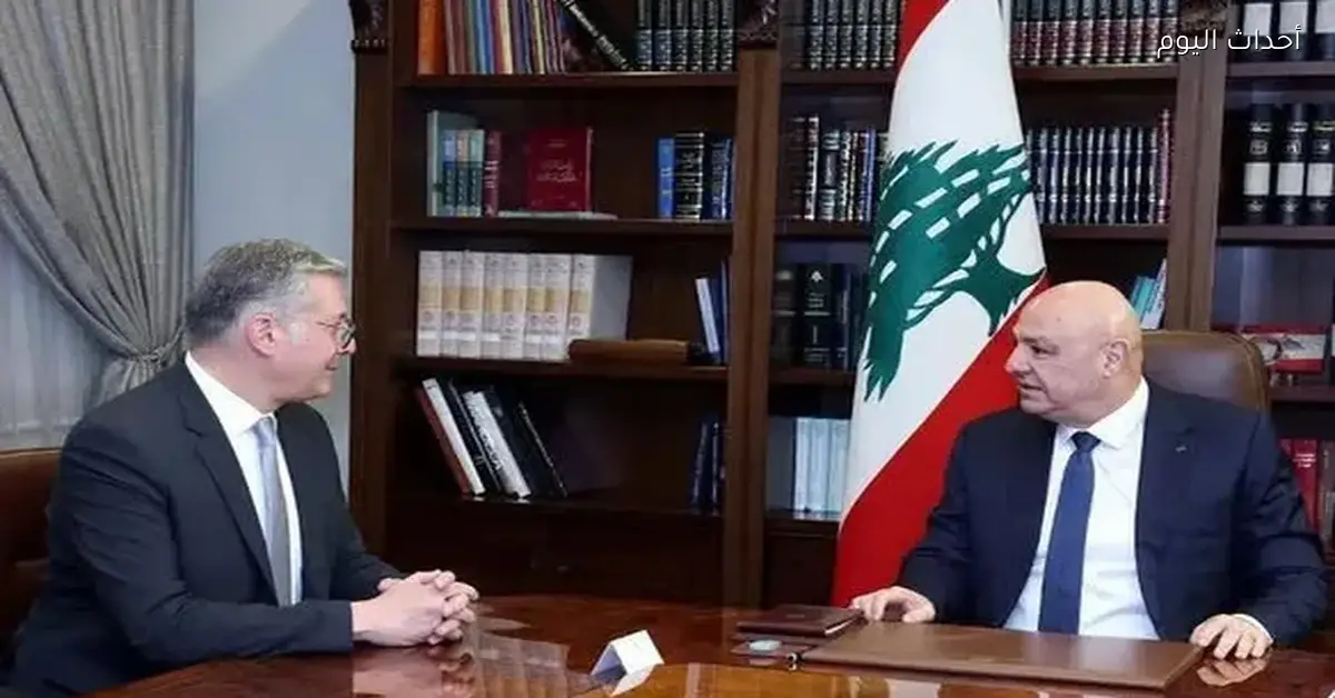 الرئيس اللبناني يستقبل وزير البترول المصري والوفد المرافق