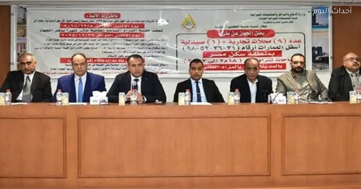 بيع 9 محلات وصيدلية بمزاد علني في العلمين الجديدة بـ 40 مليون جنيه