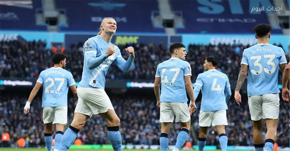 ترتيب هدافي الدوري الإنجليزي بعد ثنائية هالاند في مباراة مانشستر سيتي ضد وست هام