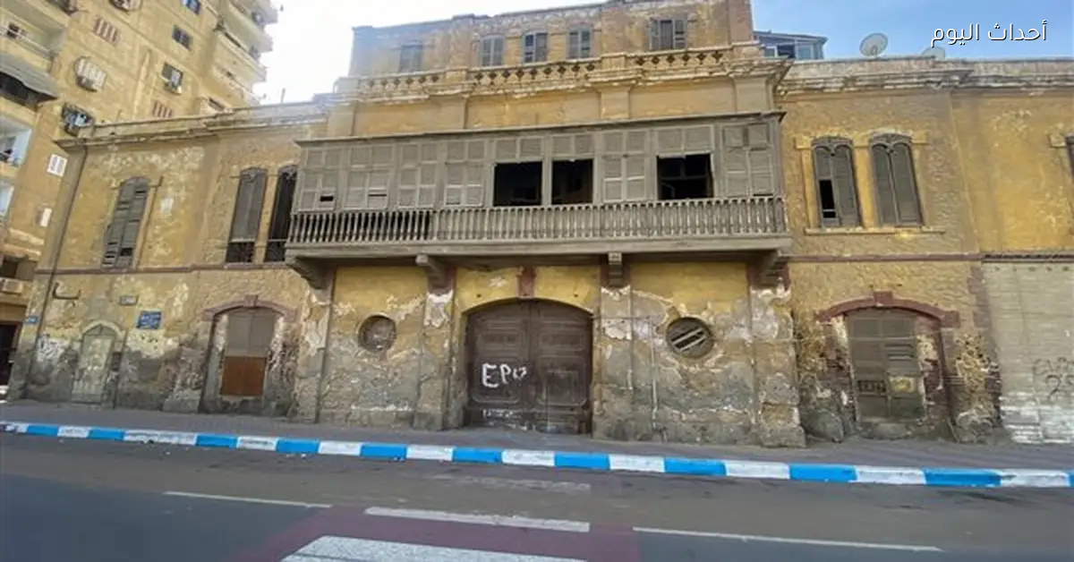 تسجيل فيلا استراحة السادات وقصر شحاتة سليم كتراث معماري