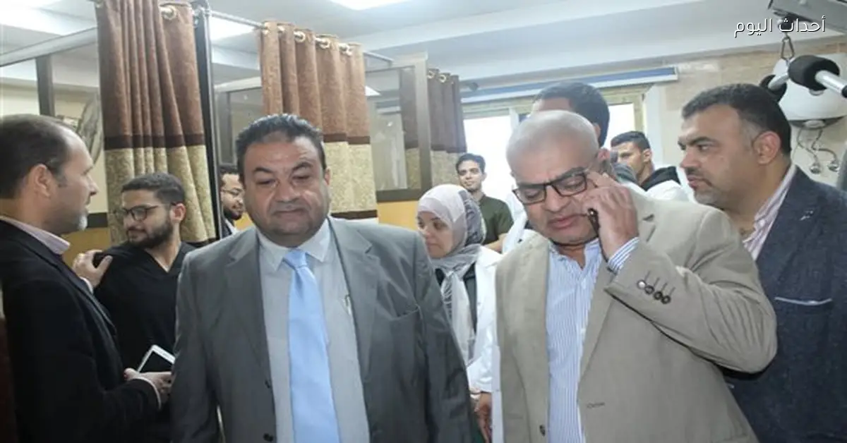 جولة لمستشفيات جامعة بني سويف للاطمئنان على مستوى الخدمات الطبية