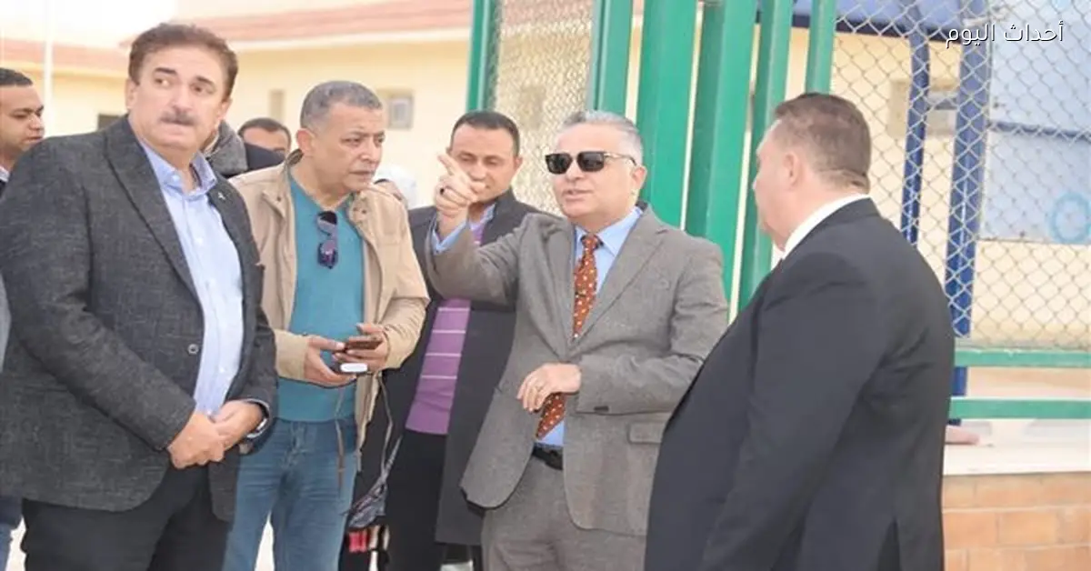 رئيس جامعة السويس يزور الأكاديميات الرياضية قبل الافتتاح