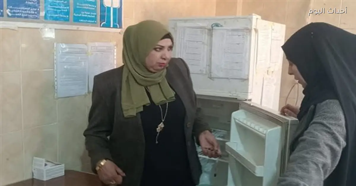 رئيسة قرية السلامية تتابع الوحدة الصحية بالهيشة في قنا