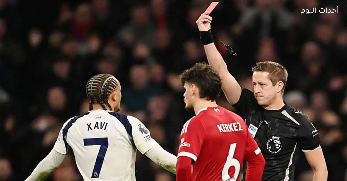 رجل مباراة ليفربول ضد توتنهام في الدوري الإنجليزي