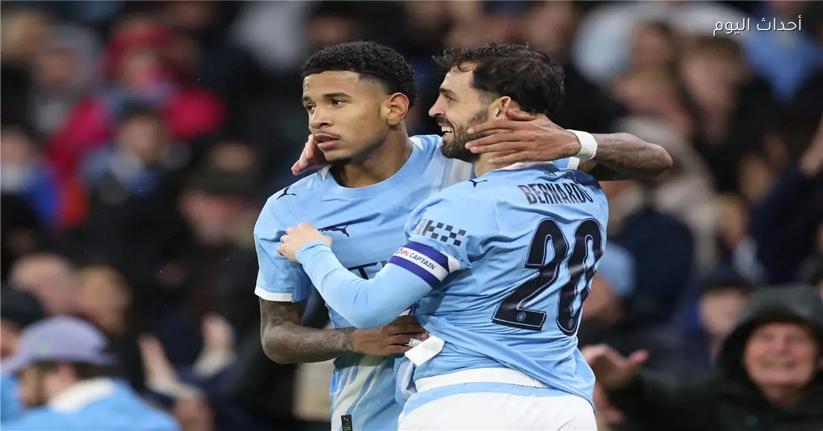 سافينيو يحرز الهدف الثاني لمانشستر سيتي في شباك برينتفورد