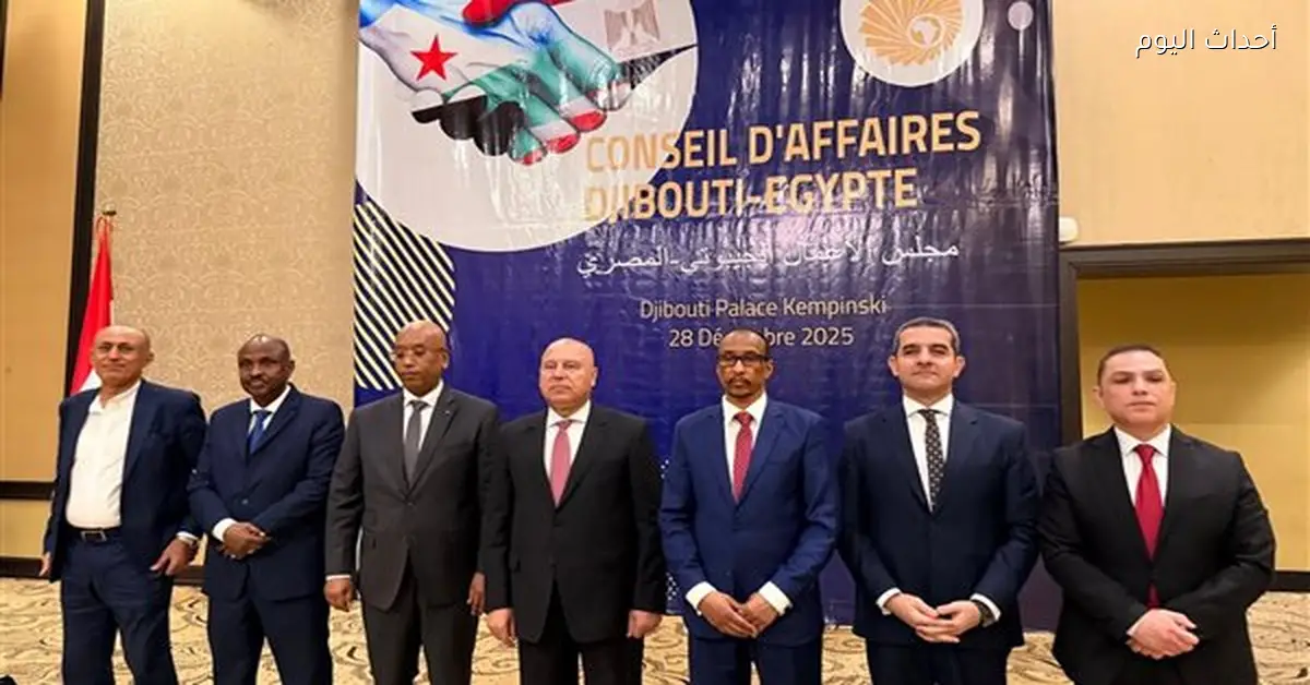 كامل الوزير يناقش تطوير الصناعة والنقل بين مصر وجيبوتي