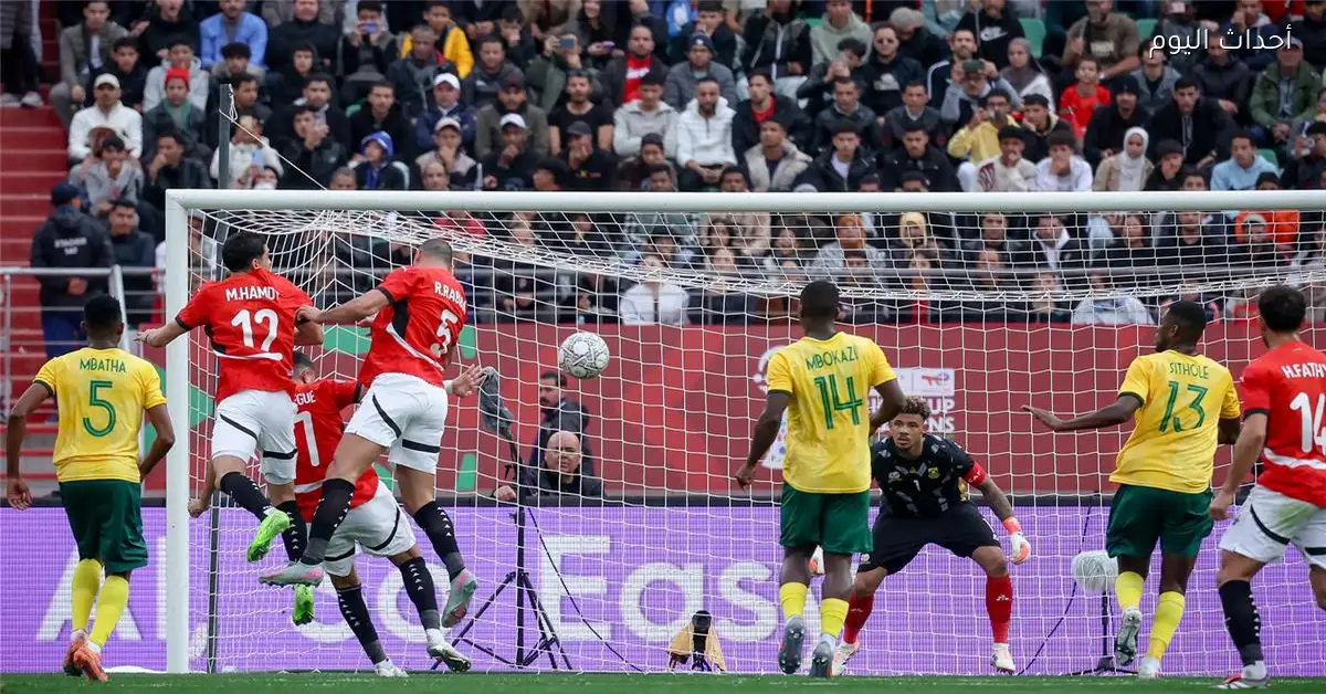 لاعب جنوب إفريقيا يتفوق على محمد صلاح ويحقق الفوز أمام مصر