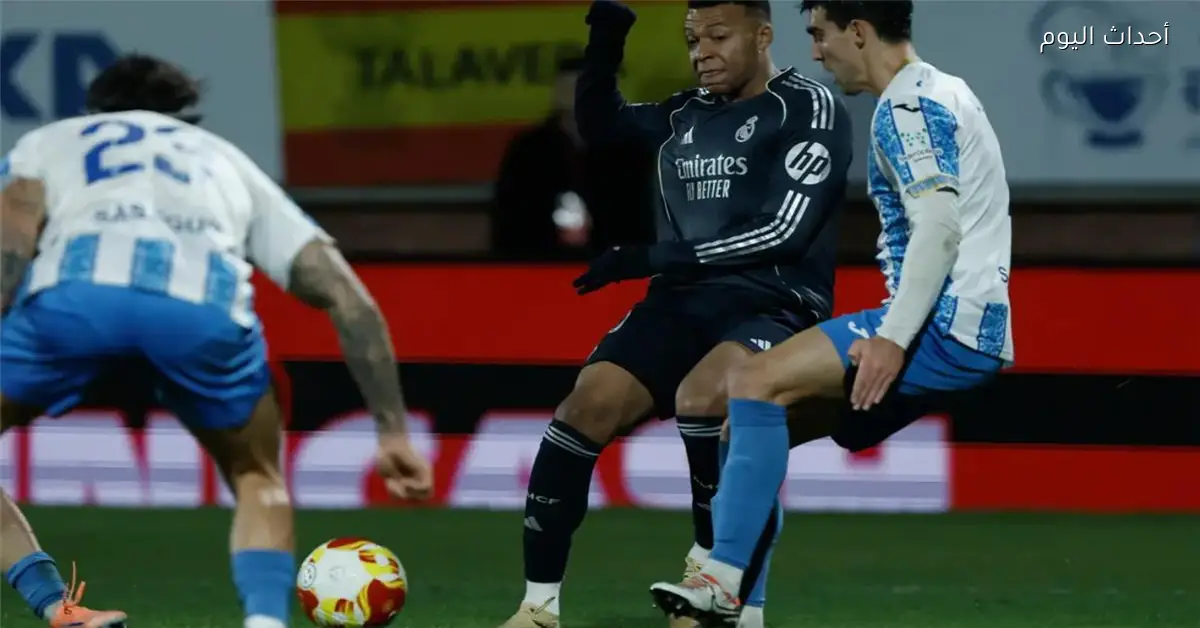 مبابي يسجل هدفين ويقود ريال مدريد للتقدم أمام تالافيرا