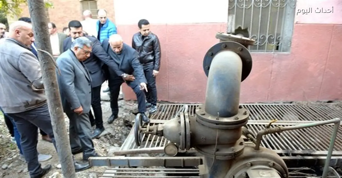 محافظ الدقهلية يزور محطة الصرف الصحي بعزبة عقل