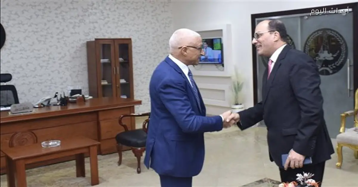 محافظ شمال سيناء يستقبل رئيس جامعة العريش لتعزيز التعاون