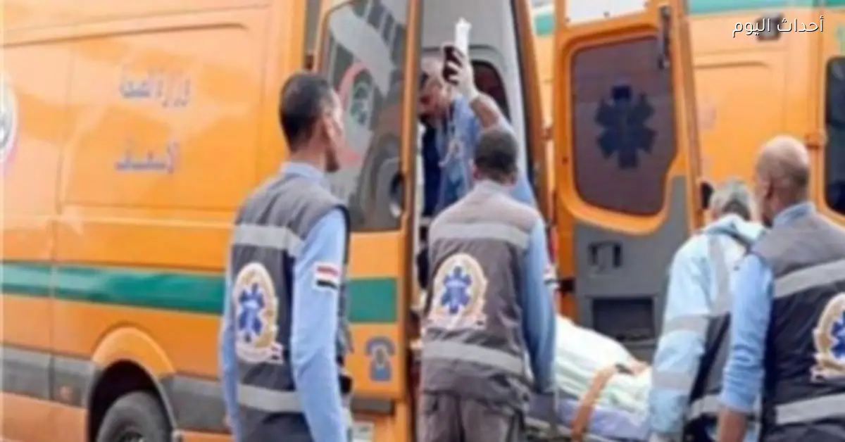 مصرع وإصابة 8 أشخاص في حادث تصادم سيارة بتوك توك في البحيرة