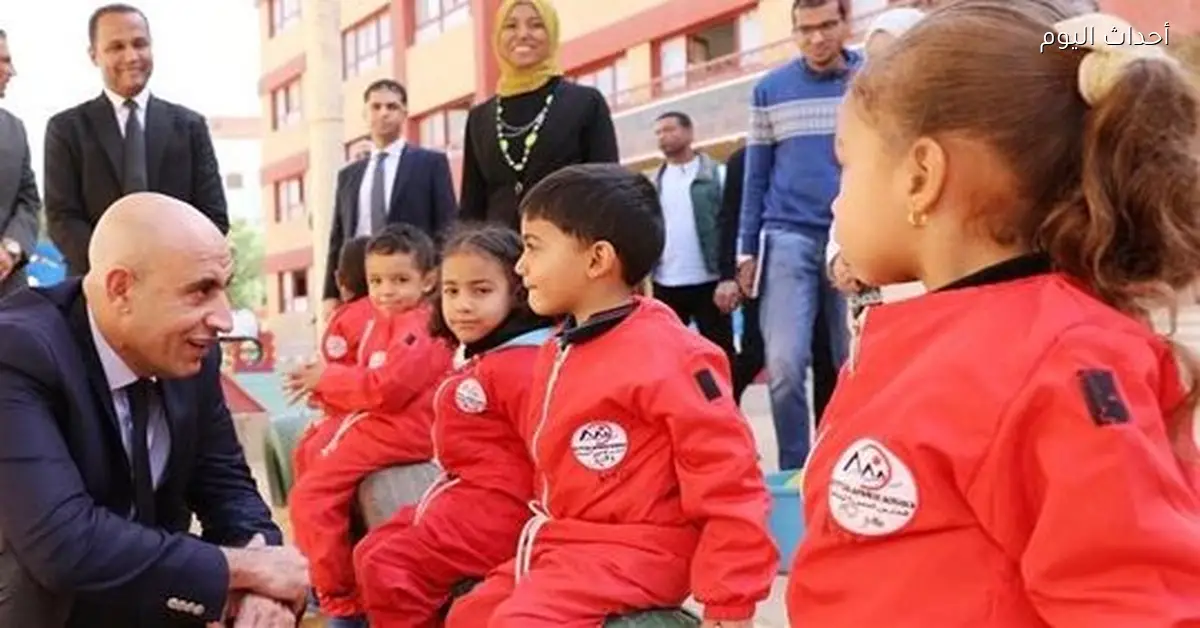 وزير التعليم يروح المدرسة اليابانية في أسوان