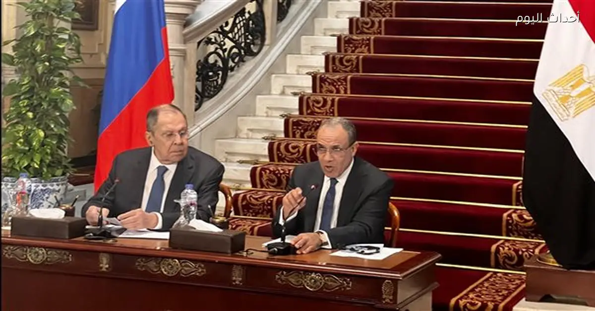 وزير الخارجية يوضح تفاصيل المباحثات مع نظيره الروسي