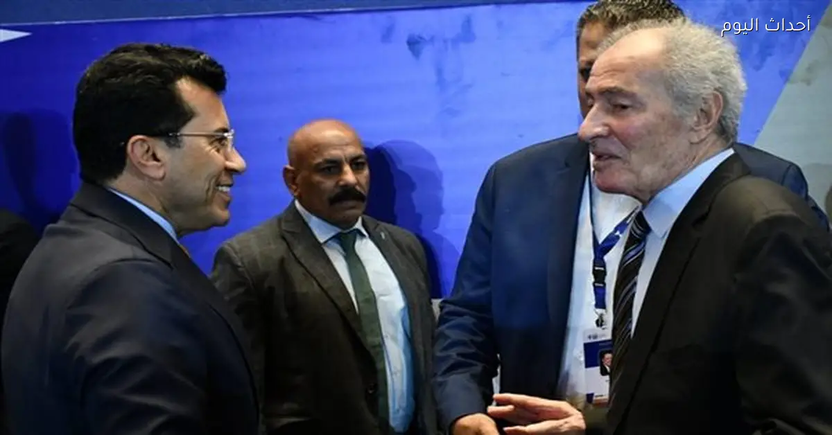 وزير الرياضة يهنئ حسن مصطفى بعد فوزه برئاسة الاتحاد الدولي لكرة اليد