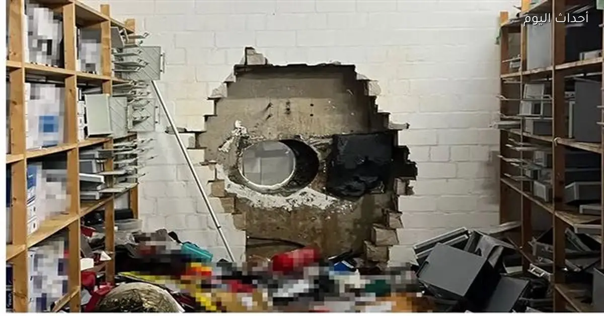 لصوص يحفرون الجدار ويسرقون ملايين اليوروهات من بنك ألماني