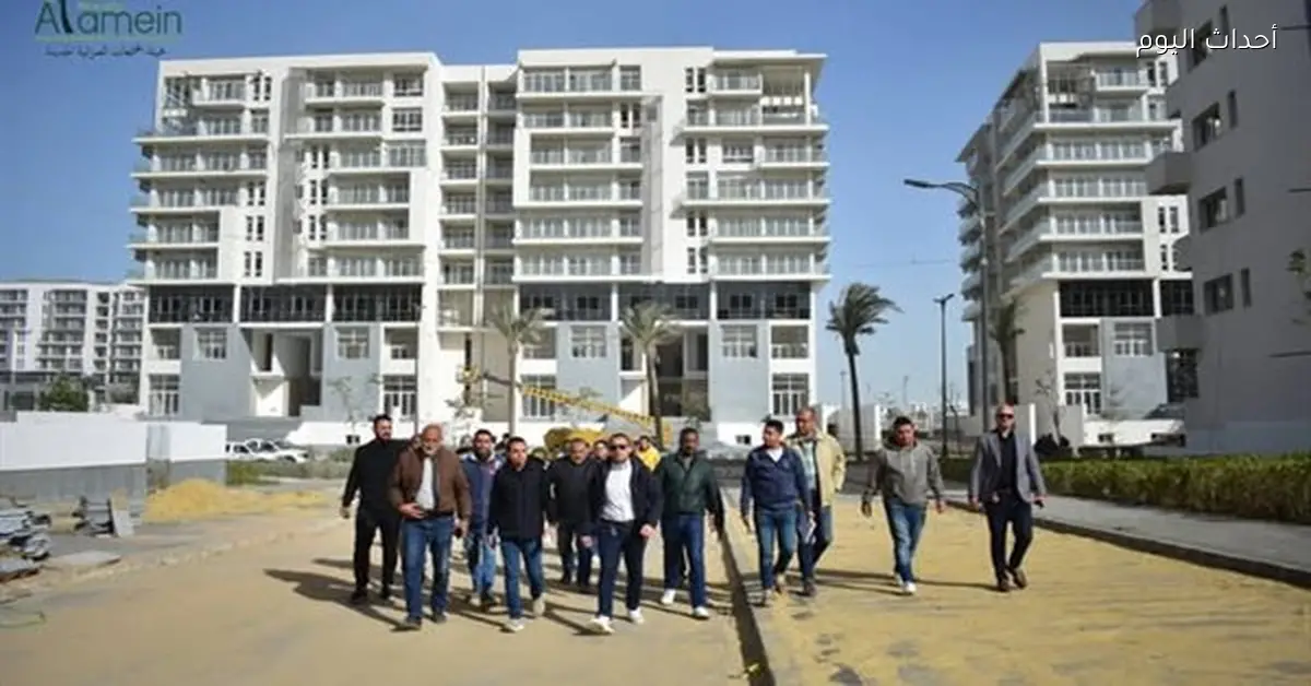 رئيس جهاز العلمين الجديدة يتفقد كمبوند مزارين