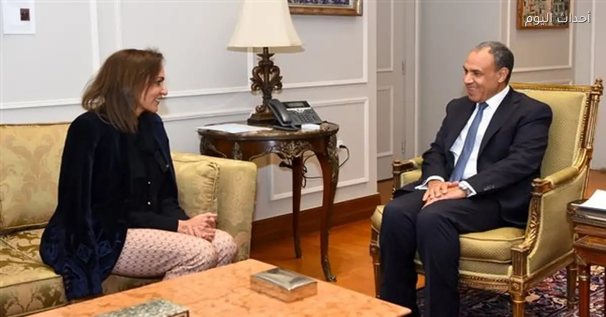 لقاء بدر عبد العاطي مع وزيرة المشروعات الصغيرة في أستراليا