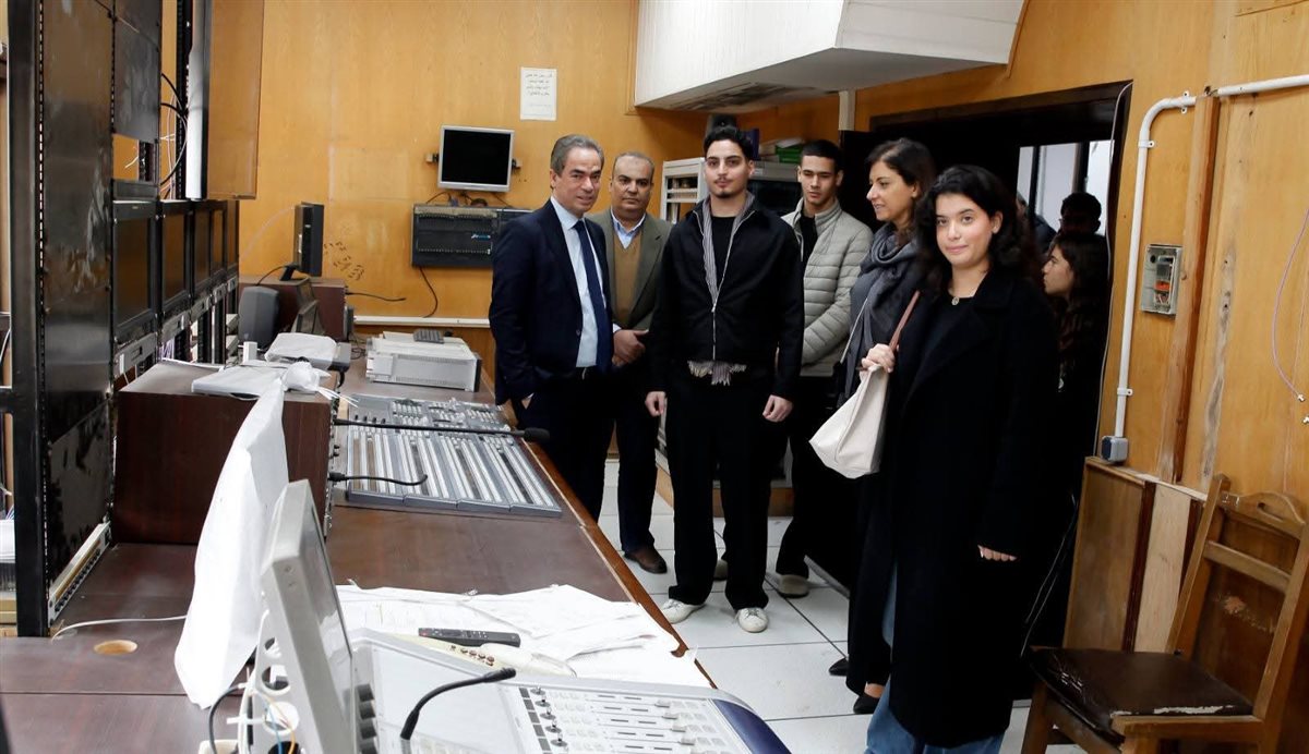 المسلماني مع الطلاب