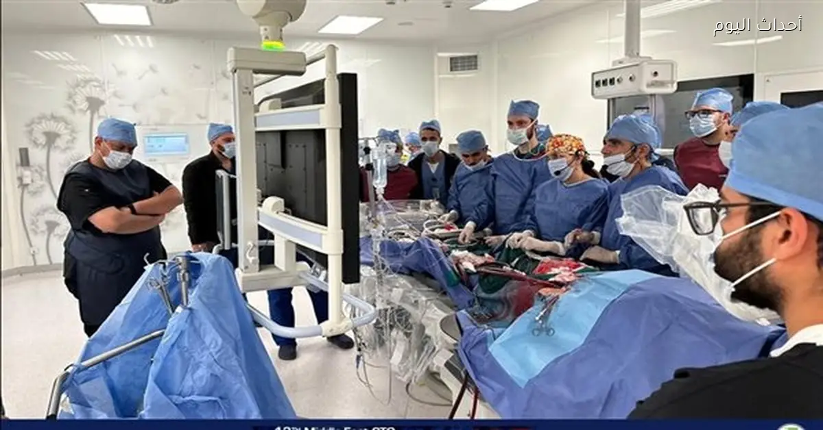 فريق طبي بمستشفى العاصمة الجديدة يبث قسطرة قلبية معقدة بشكل حي