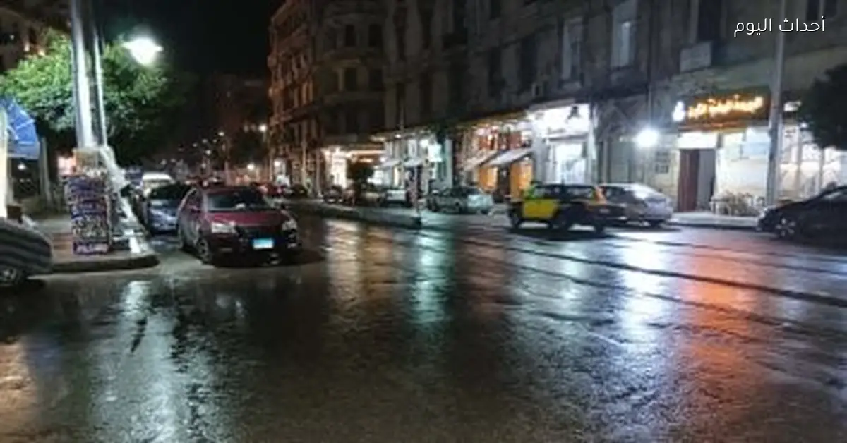 أمطار غزيرة في الإسكندرية وانخفاض درجات الحرارة إلى الصقيع فيديو