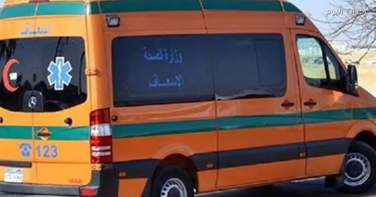 إصابة 3 أشخاص في تصادم سيارة نصف نقل بطريق السخنة