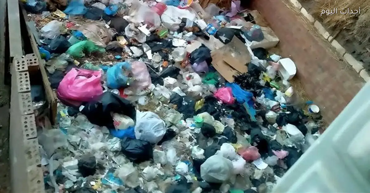 الشرقية تعاني من تكدس القمامة في الشوارع والمصارف