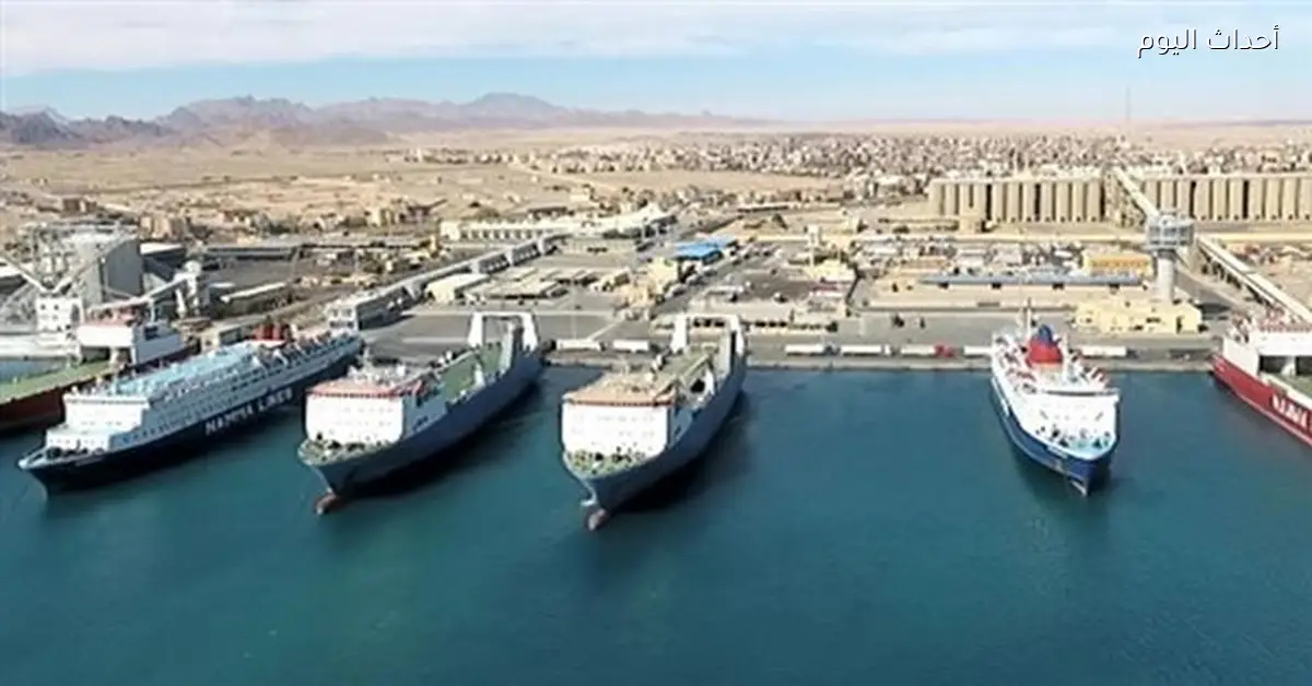 تداول 21 ألف طن من البضائع في موانئ البحر الأحمر