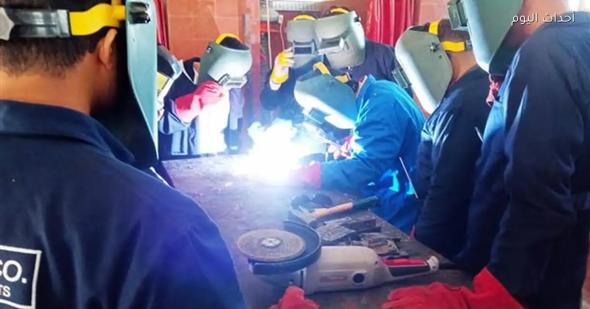 تدريب شباب السويس على مهنة اللحام لتلبية احتياجات السوق