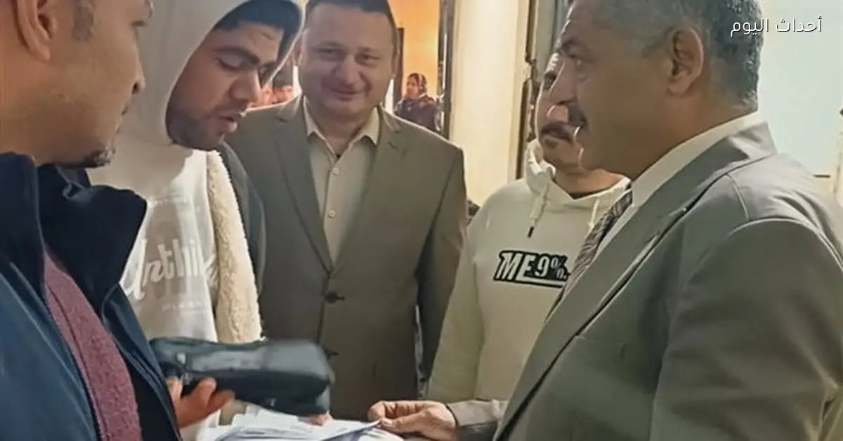 تسليم عقود عمل لشباب بني سويف في الأردن