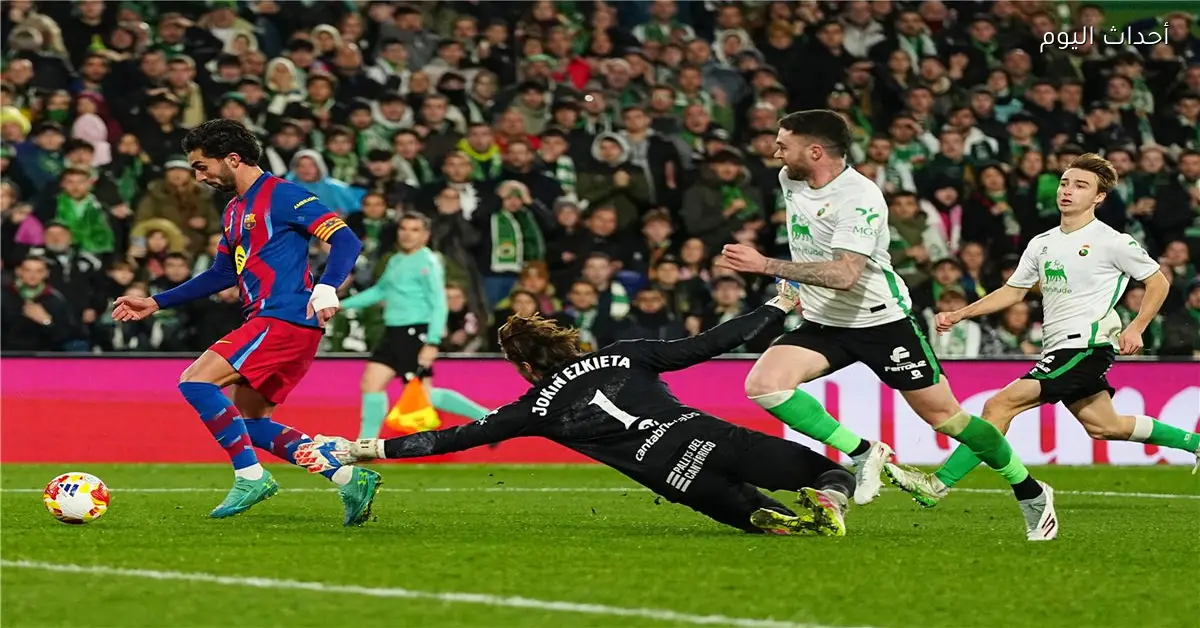 توريس: راسينج فاجأنا بصلابته وبرشلونة محظوظ بوجود جارسيا