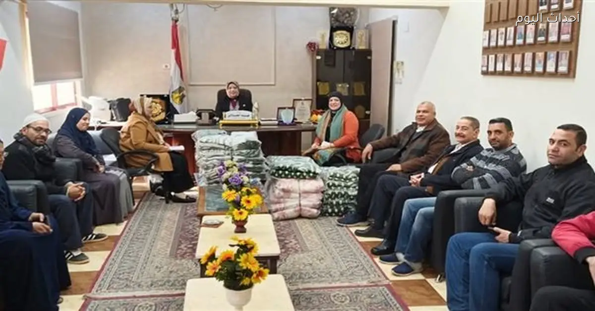 توزيع 450 بطانية على الأيتام وكبار السن في بني سويف