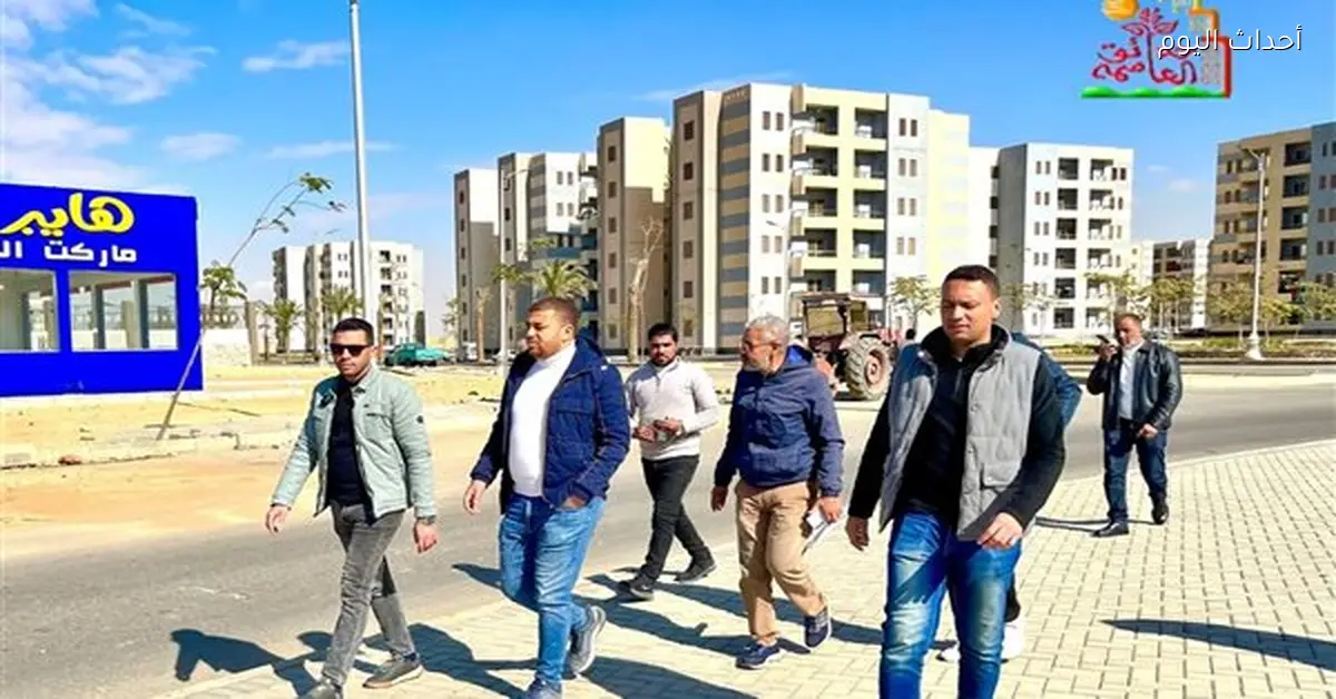 رئيس جهاز تنمية حدائق العاصمة يتفقد حي الزهور