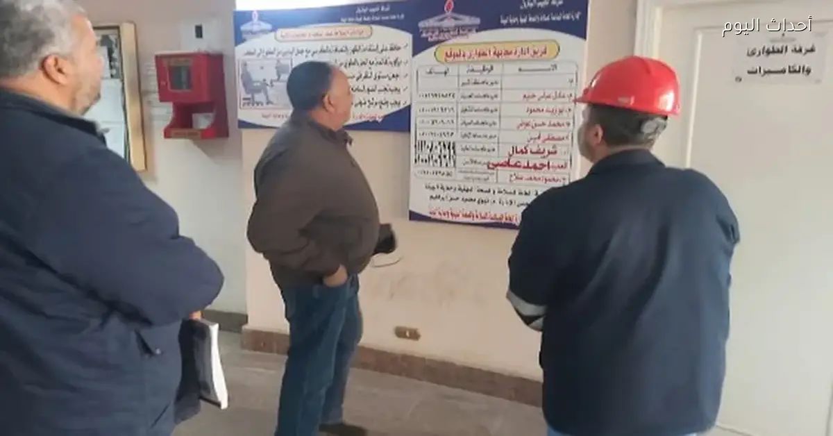 رئيس هيئة البترول يزور منطقة أنابيب البترول بالتبين بشكل مفاجئ