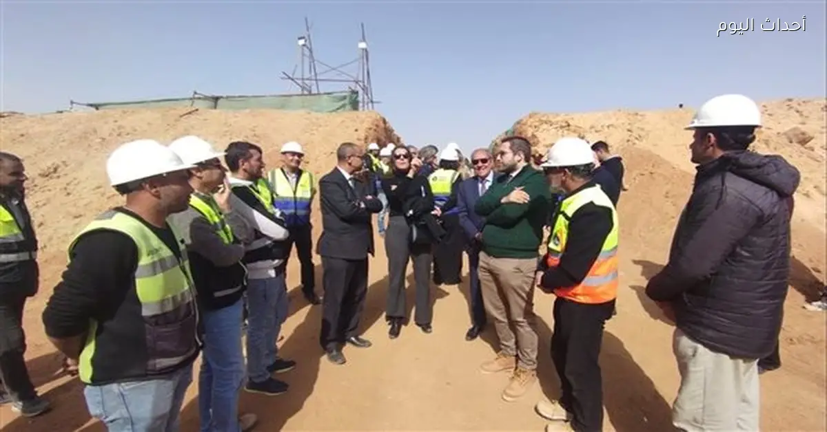 زيارة ميدانية لمتابعة مشروع الحرم الجامعي الجديد