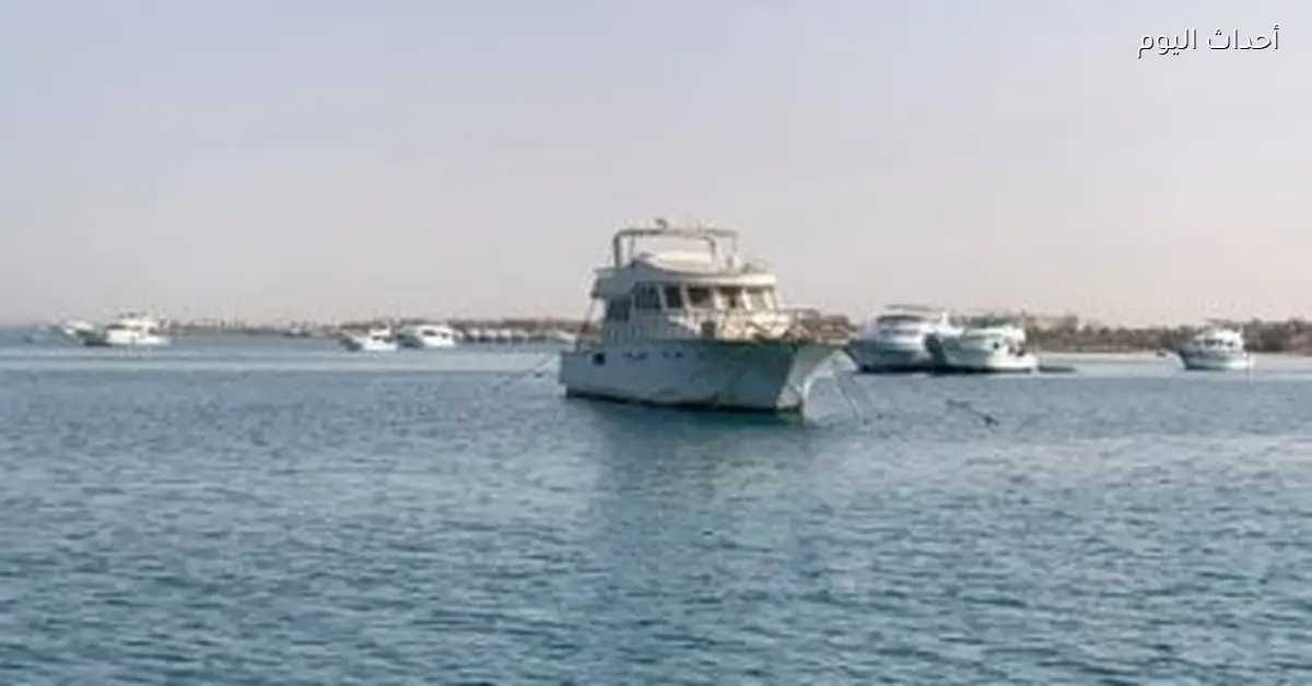 شحوط لنش سياحي قرب سواحل حماطة جنوب البحر الأحمر دون إصابات