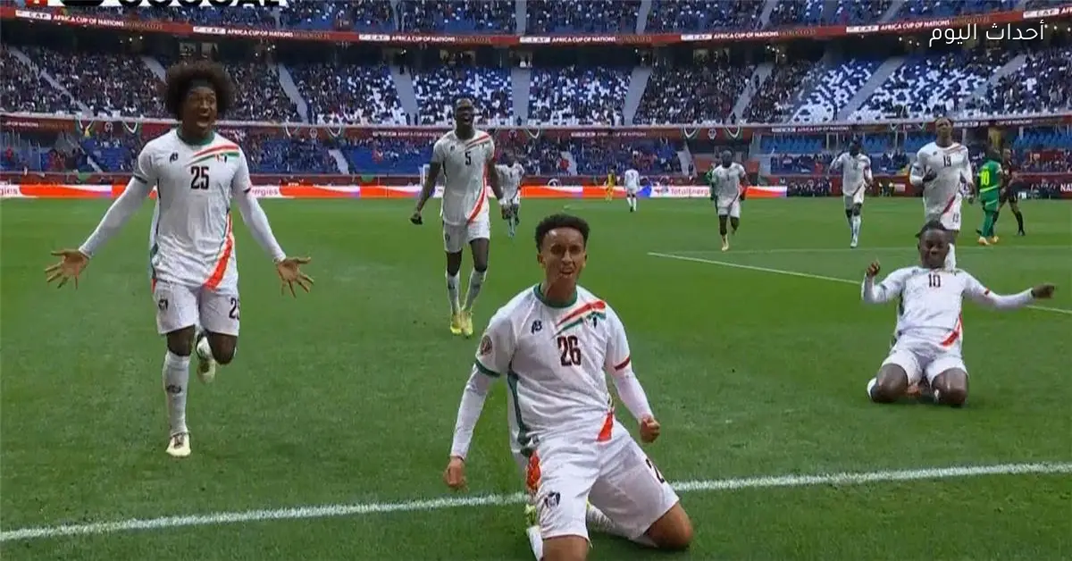 عامر عبد الله يسجل هدف السودان الأول في شباك السنغال