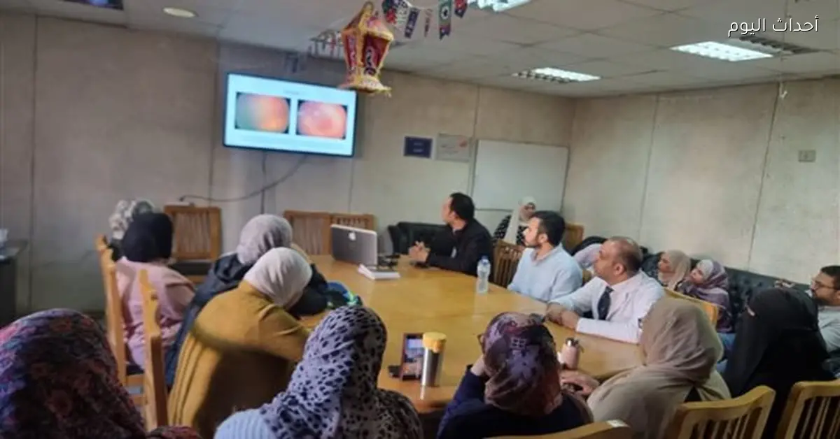 فحص 1600 طفل مبتسر في مستشفى رمد المنصورة