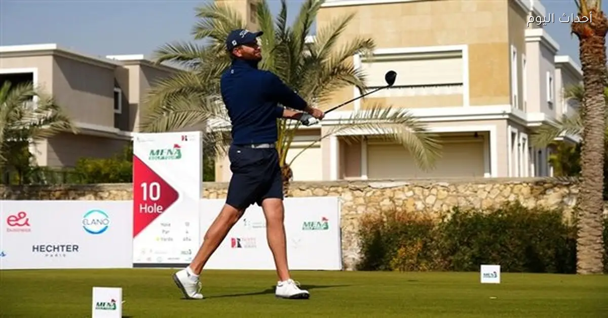 لودوفيكو أدابو يتصدر بطولة سلسلة مصر للجولف قبل الجولة النهائية