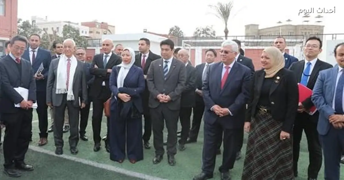 مصر واليابان مع بعض في التعليم التكنولوجي ووزراء التعليم يحضروا نموذج الكوزن بالعاشر من رمضان