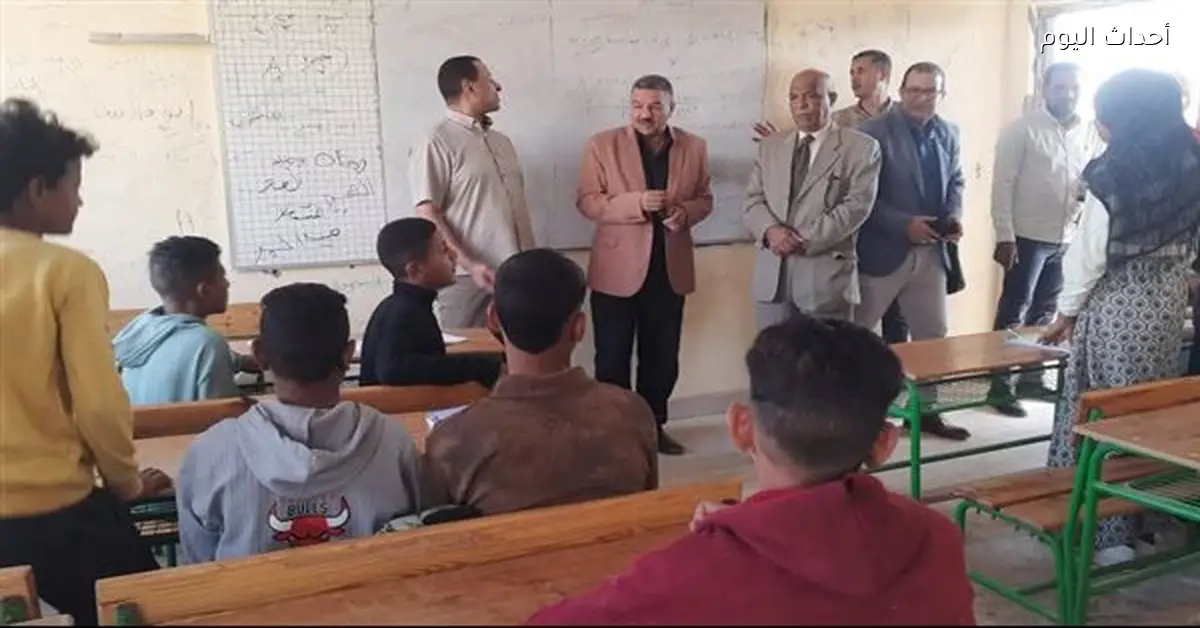 مواجهة الغش وتسريب الامتحانات في مدارس نجع حمادي