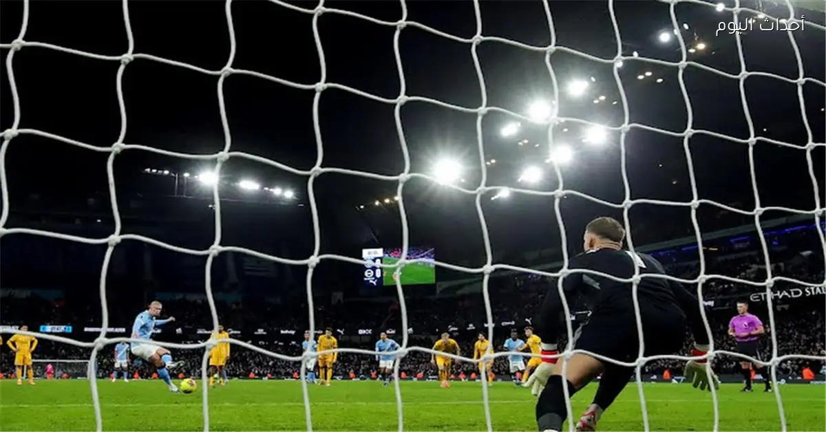 هالاند يفتتح التسجيل لمانشستر سيتي أمام برايتون في الدوري الإنجليزي