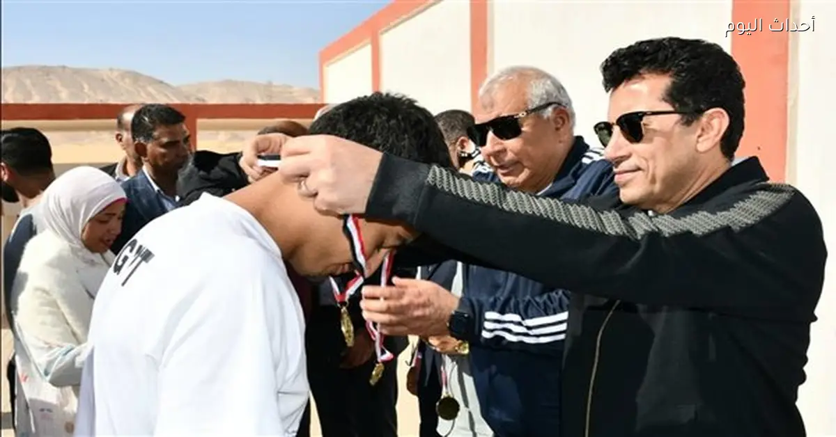 ختام بطولة الرماية بحضور وزير الرياضة ومحافظي الوادي الجديد ومطروح