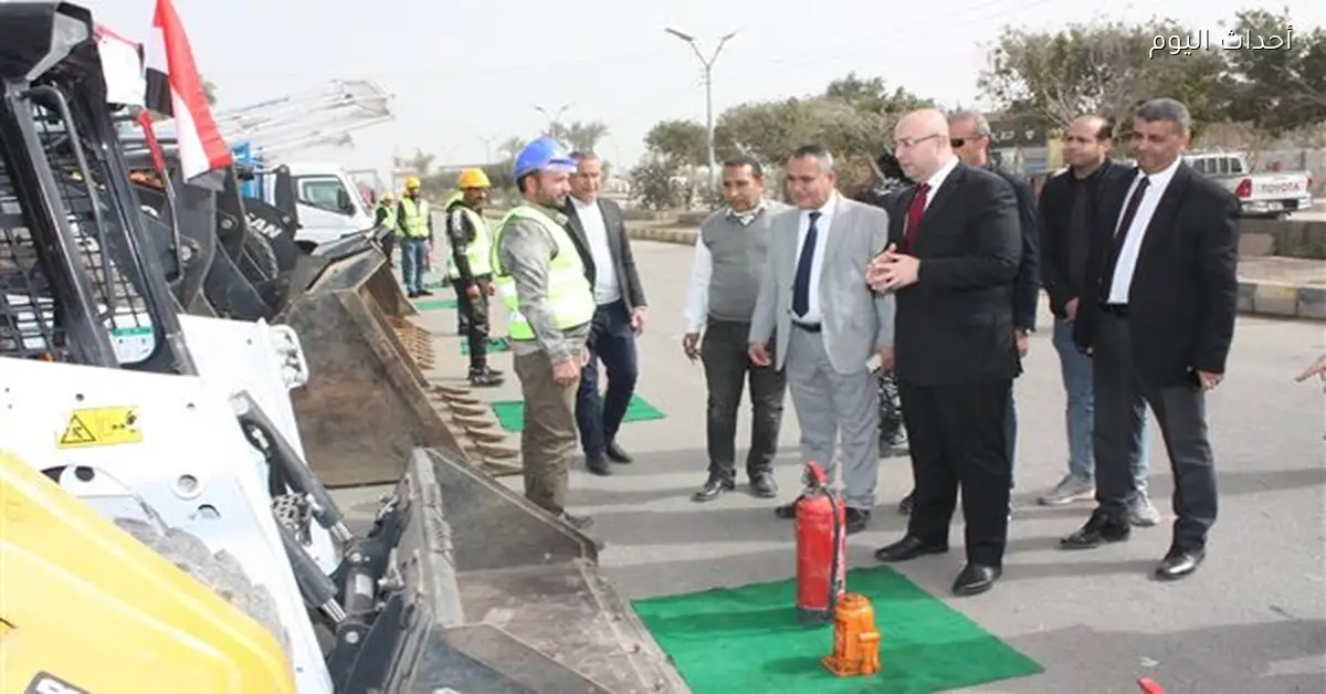 محافظ بني سويف يتفقد معدات الأزمات بمركز اهناسيا