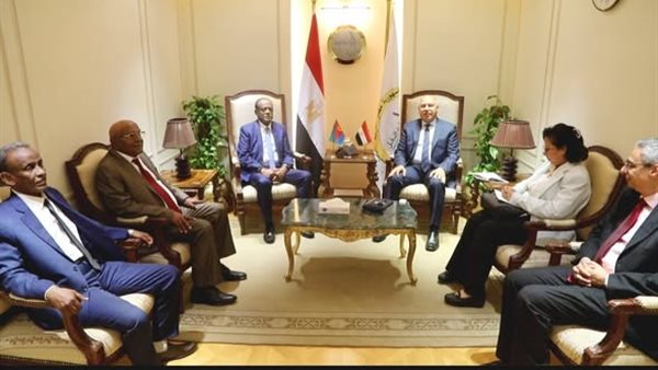 وزير النقل يناقش مع وفد إريتري تعزيز التعاون في النقل والبنية التحتية