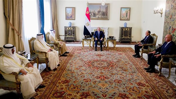 الرئيس السيسي يستقبل وزير خارجية الكويت لتعزيز العلاقات الثنائية