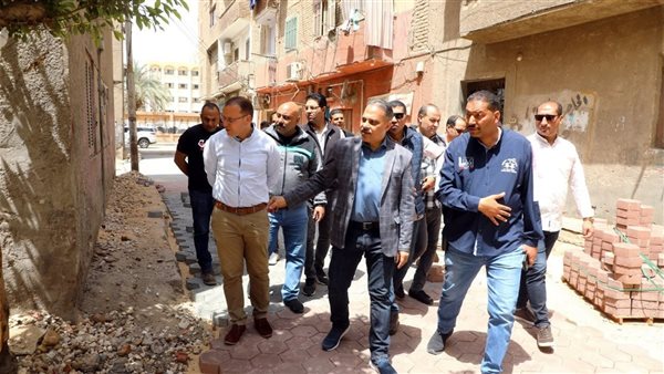 استكمال تركيب الإنترلوك في أبو الريش بالزقازيق